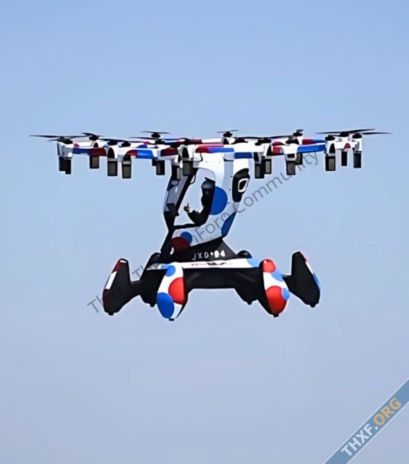 การสาธิต Flying Taxi ในงาน Osaka Expo 2025 ถูกระงับชั่วคราว หลังมีชิ้นส่วนหลุดออกมาจากอากาศยาน...jpg