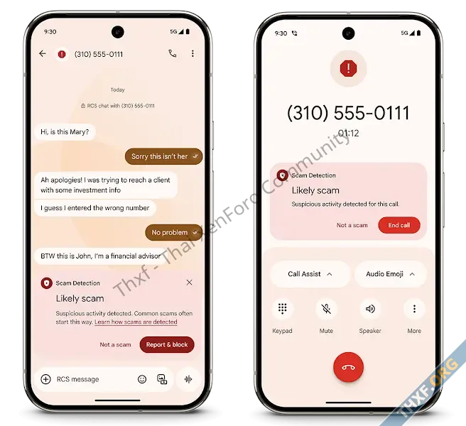 กูเกิลเพิ่มฟีเจอร์ AI ช่วยดักฟังแจ้งเตือนแก๊งคอลเซ็นเตอร์ ทั้งทาง SMS และโทรศัพท์-1.webp