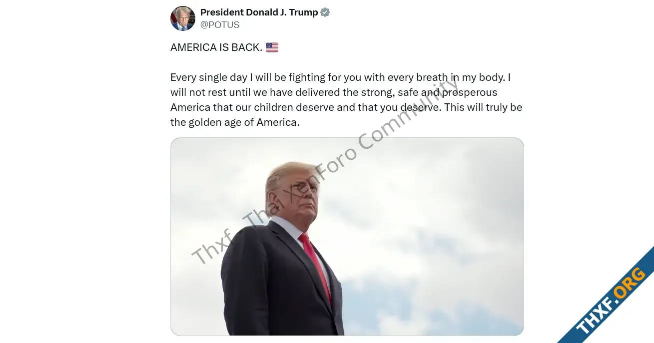 บัญชี XTwitter POTUS ส่งต่อให้ประธานาธิบดี Trump แล้ว-1.webp