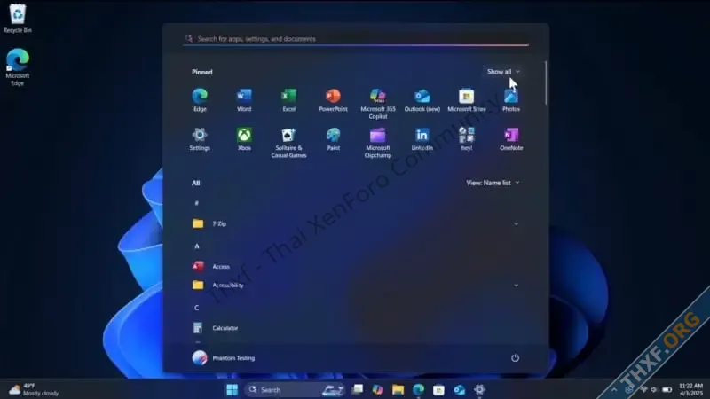 พบ Windows 11 มี Start Menu แบบใหม่ แสดงรายชื่อแอพทั้งหมดตั้งแต่หน้าแรก-1.webp