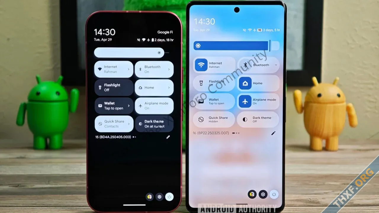 หลุดภาพ UI แบบใหม่ของ Android 16 ใช้ภาพพื้นหลังเบลอเยอะกว่าเดิม-1.webp
