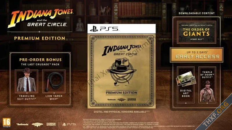 เกม Indiana Jones เวอร์ชัน PS5 ไฟล์ขนาด 125GB แต่ใส่มาในแผ่น 20GB ต้องโหลดเพิ่มอยู่ดี-1.webp
