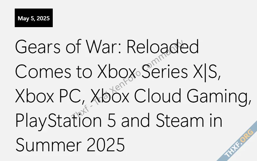 เปิดตัว Gears of War Reloaded ภาคแรกรีมาสเตอร์รอบสอง ครั้งแรกที่ลง PlayStation ด้วย-5.webp