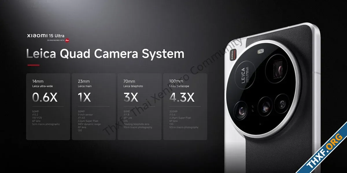 เปิดตัว Xiaomi 15 Ultra ยังใช้คอนเซปต์กล้อง 4 ตัว เพิ่มเลนส์หลักเป็น 8 ชิ้น อัพเกรดกล้อง Tele-4.webp