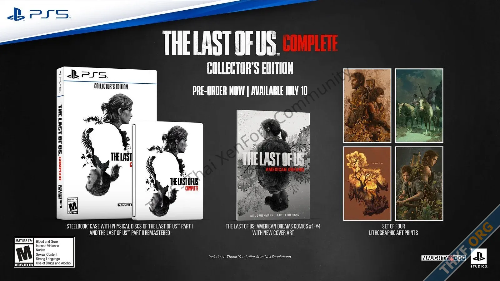 โซนี่ออก The Last of Us Complete ชุดบันเดิลรวมภาค 12 บน PS5 ราคา 100 ดอลลาร์-1.webp