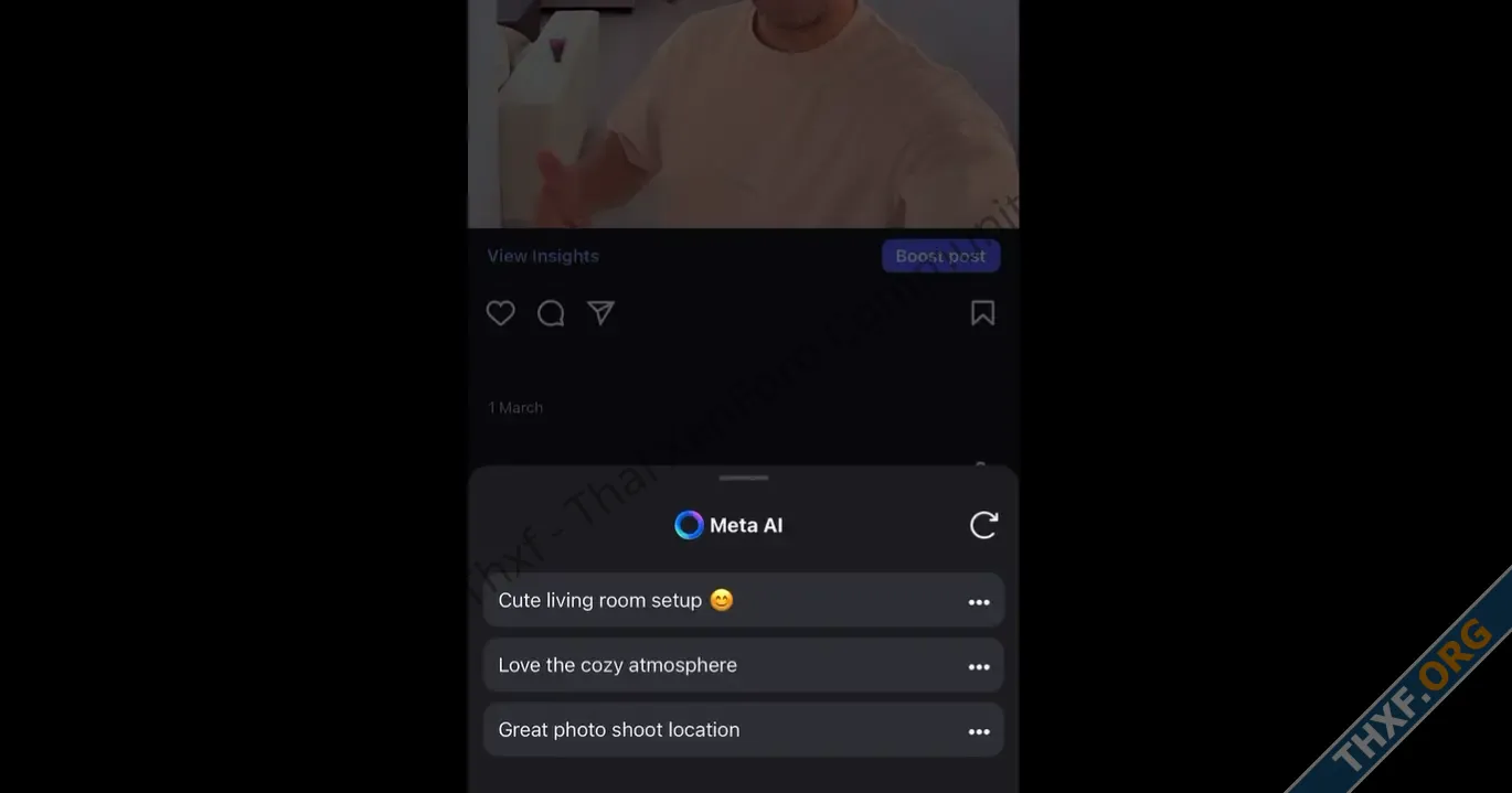 ไม่ต้องคิดเอง Instagram ทดสอบฟีเจอร์ใหม่ ใช้ Meta AI ช่วยเขียนคอมเมนต์ให้-1.webp