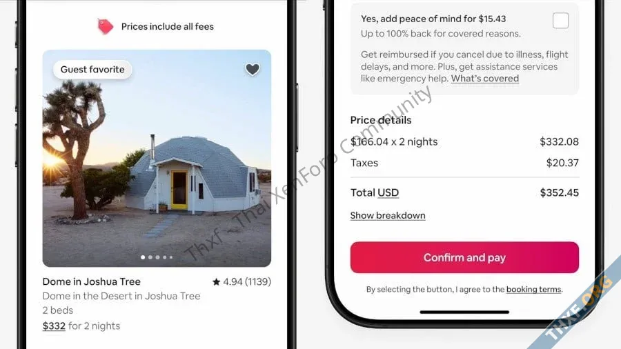 Airbnb ปรับวิธีแสดงราคาที่พักเป็นราคารวม Total Price ให้ผู้ใช้ทั้งโลก เพื่อความโปร่งใส-1.webp