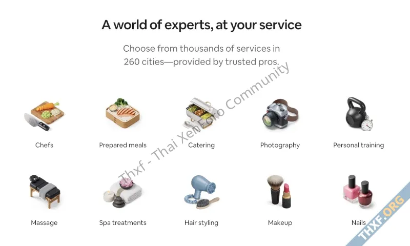Airbnb เพิ่มการจองบริการ Services และทัวร์ประสบการณ์ Experiences นอกจากที่พัก-1.webp