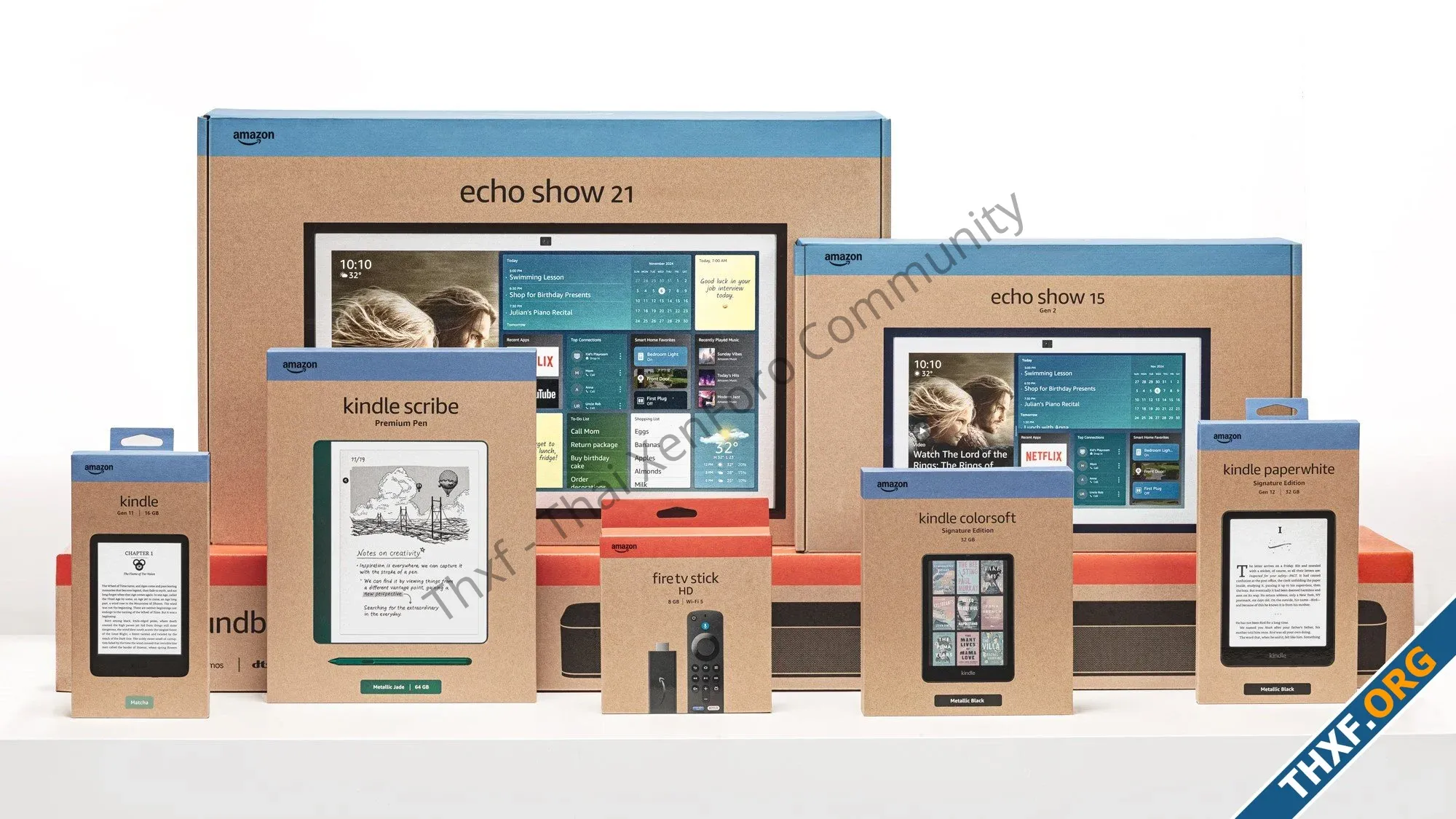 Amazon เปลี่ยนแพ็กเกจ Kindle Echo และ Fire TV ให้รักษ์โลกขึ้น ใช้เส้นใยรีไซเคิลมากขึ้น ใช้หมึ...webp
