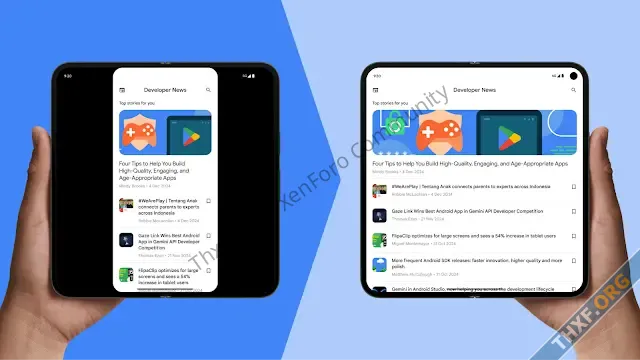 Android 16 ออกรุ่น Beta 1 เริ่มบังคับแอพทุกตัวแสดงผลแบบ Adaptive ตามขนาดหน้าจอ-1.webp