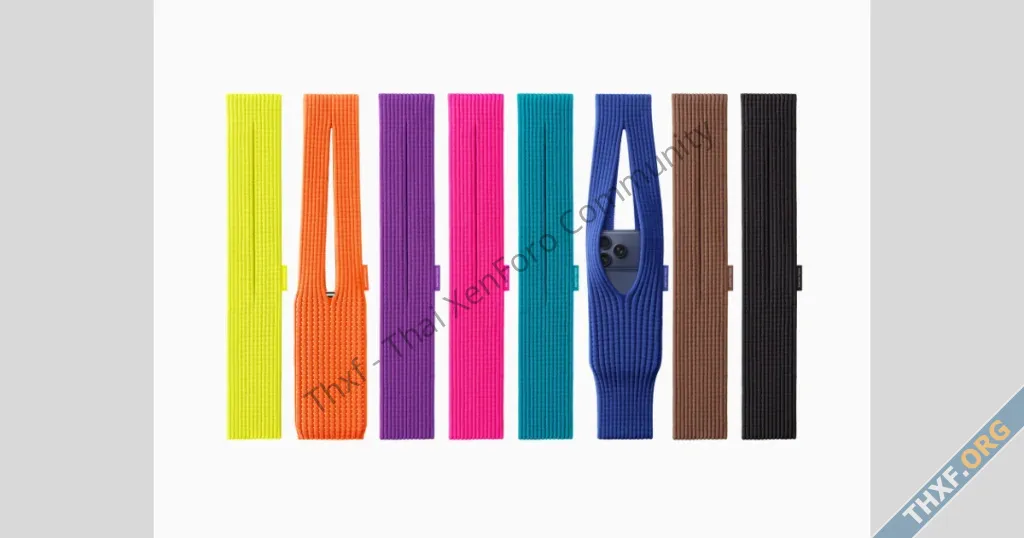 Apple ร่วมกับ ISSEY MIYAKE เปิดตัว iPhone Pocket กระเป๋าผ้าพกพาไว้ใส่ iPhone ราคาเริ่มต้น 540...webp