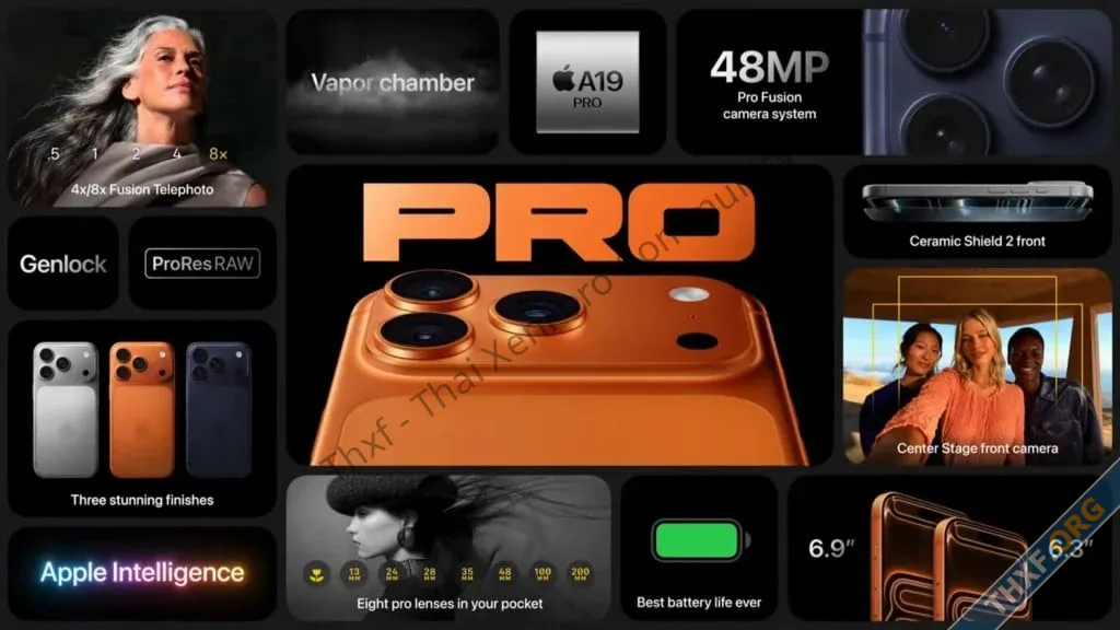 Apple เปิดตัว iPhone 17 Pro และ iPhone 17 Pro Max เพิ่มประสิทธิภาพกล้องและฟังก์ชันอื่นขึ้นไปอ...webp