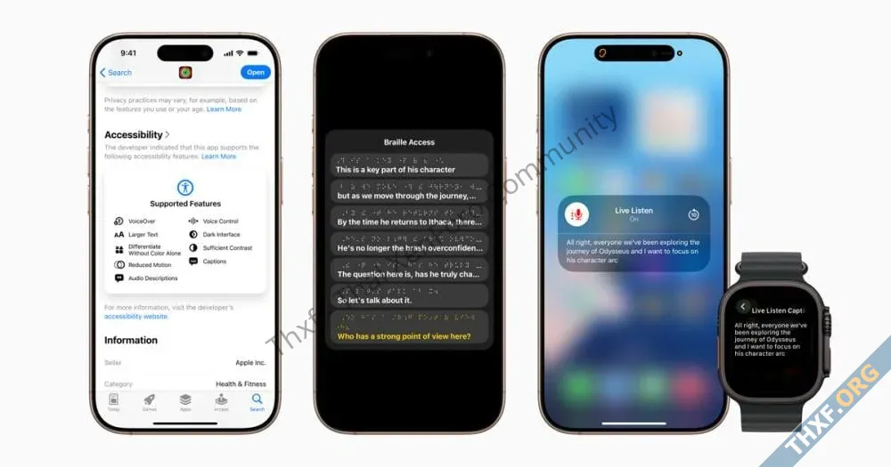 Apple เพิ่มฟีเจอร์รองรับการเข้าถึงใน iOS 19 ทั้งป้ายกำกับใน App Store รองรับการพิมพ์อักษรเบรล...webp