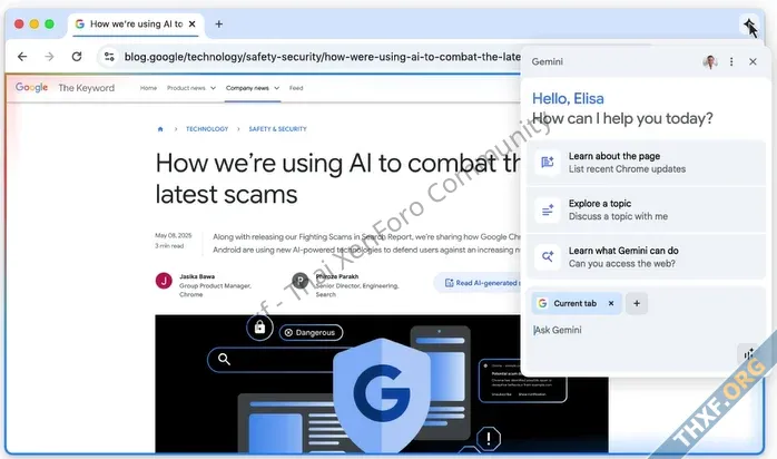 Chrome เพิ่มปุ่ม Gemini และรองรับ AI Mode มีผลกับผู้ใช้งานในสหรัฐก่อน-1.webp