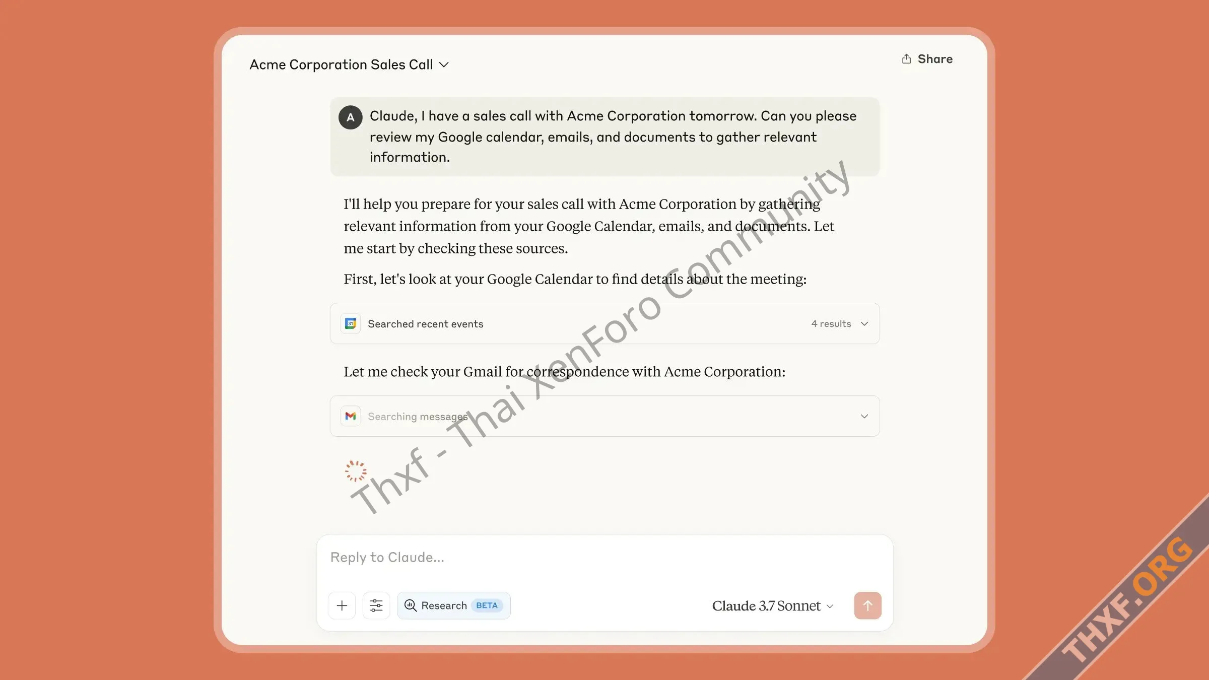 Claude รองรับการเชื่อมต่อ Gmail และ Google Calendar เพิ่มเติมจาก Google Docs-1.webp