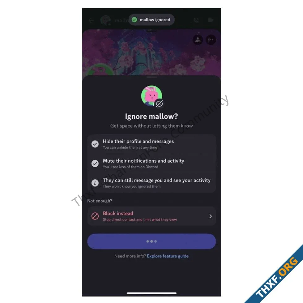 Discord เพิ่มฟีเจอร์ Ignore ซ่อนทุกอย่างของคู่สนทนา โดยไม่ต้องบล็อคให้รู้ตัว-1.webp