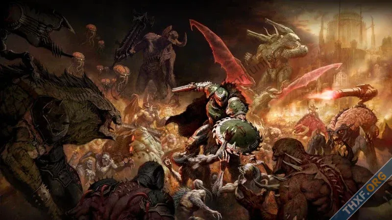 Doom The Dark Ages คะแนนรีวิวดี เฉลี่ย 88100 เกมเพลย์ต่างไปจาก Doom Eternal-1.webp