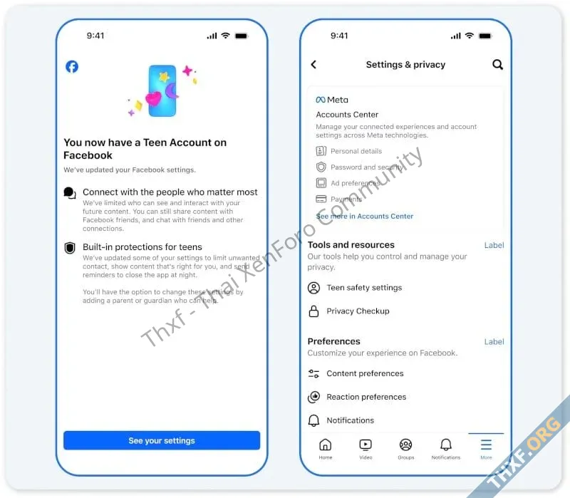 Facebook และ Messenger ได้บัญชี Teen Account แบบเดียวกับ Instagram-2.webp