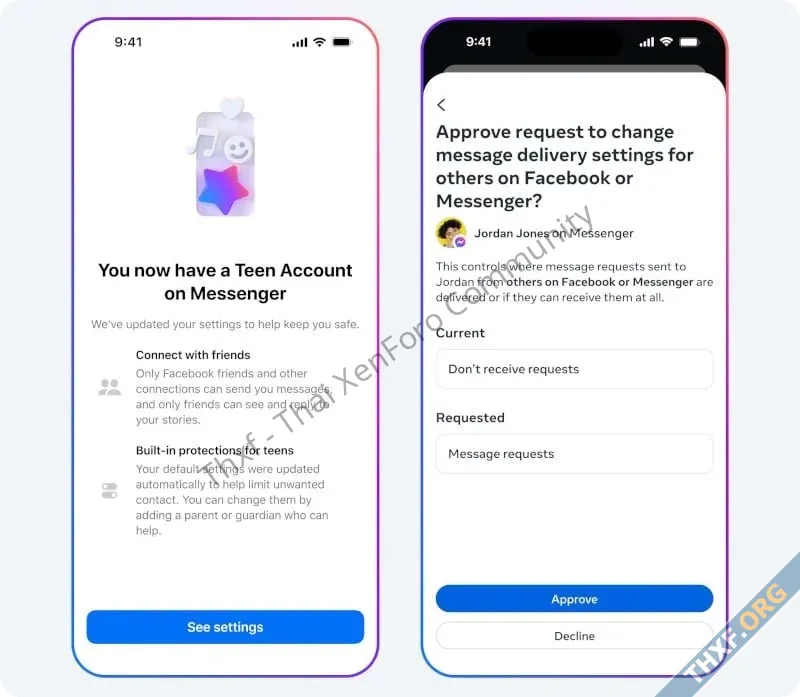 Facebook และ Messenger ได้บัญชี Teen Account แบบเดียวกับ Instagram-3.webp