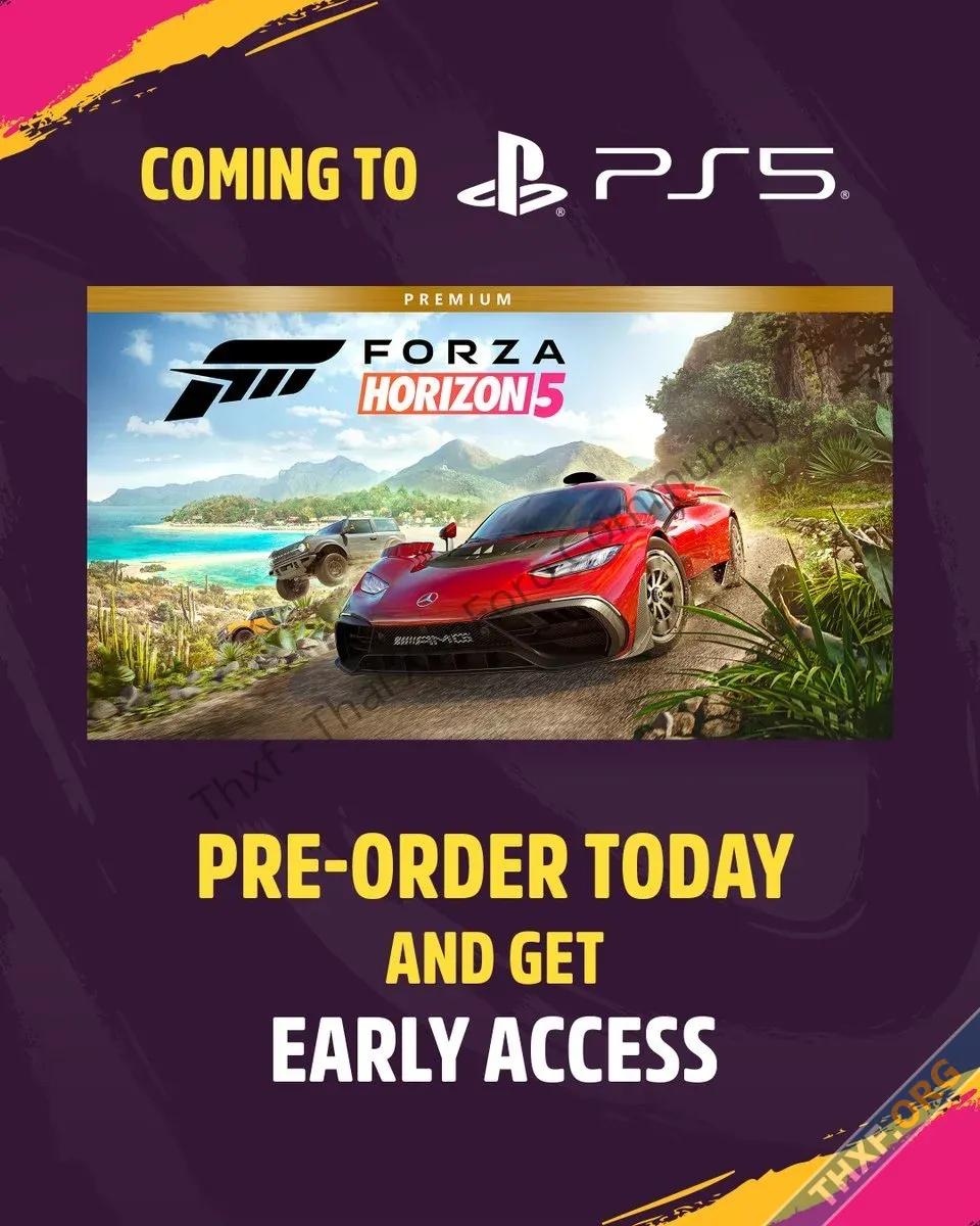 Forza Horizon 5 เวอร์ชัน PS5 บังคับต้องล็อกอิน Microsoft Account ก่อนเล่น-1.webp