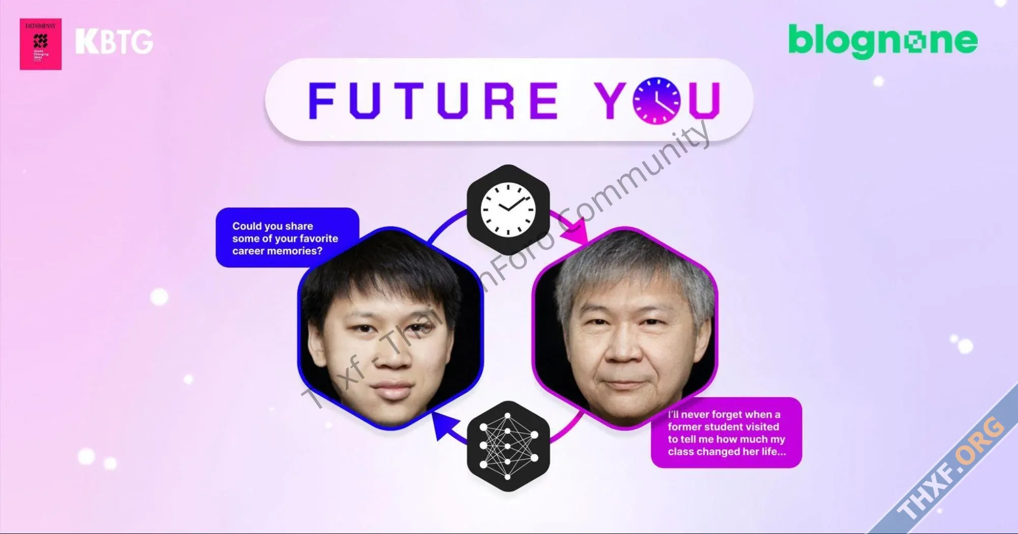 Future You ปัญญาประดิษฐ์เพื่อมนุษย์ จาก KBTG ขึ้นทำเนียบไอเดียเปลี่ยนโลกปี 2025 จากนิตยสาร Fa...webp