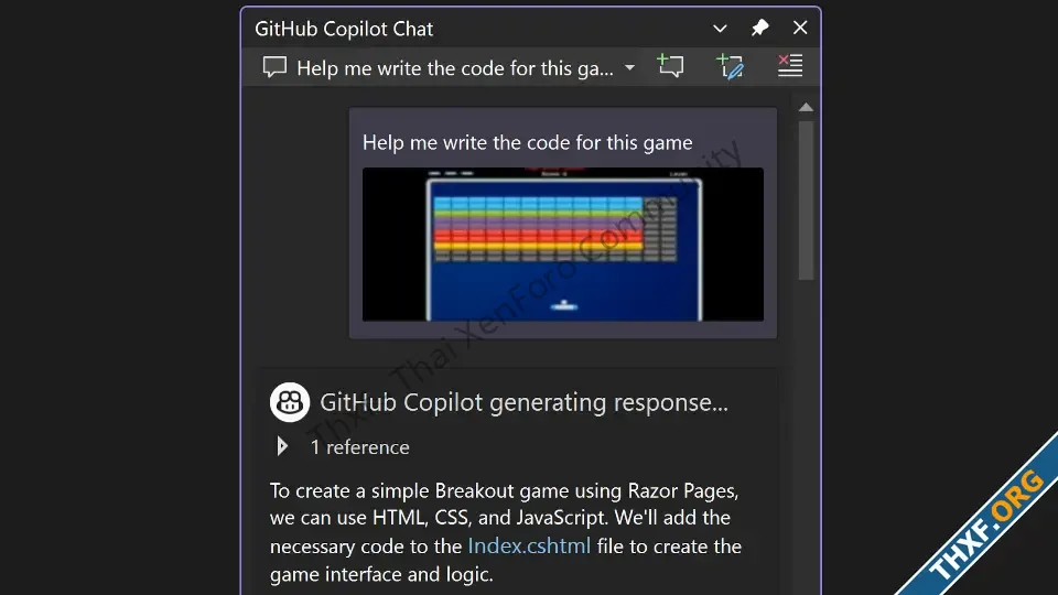 GitHub Copilot Chat ใส่ภาพในช่องแชทได้แล้ว ให้ AI อธิบายสร้างโค้ดจากภาพได้-1.webp