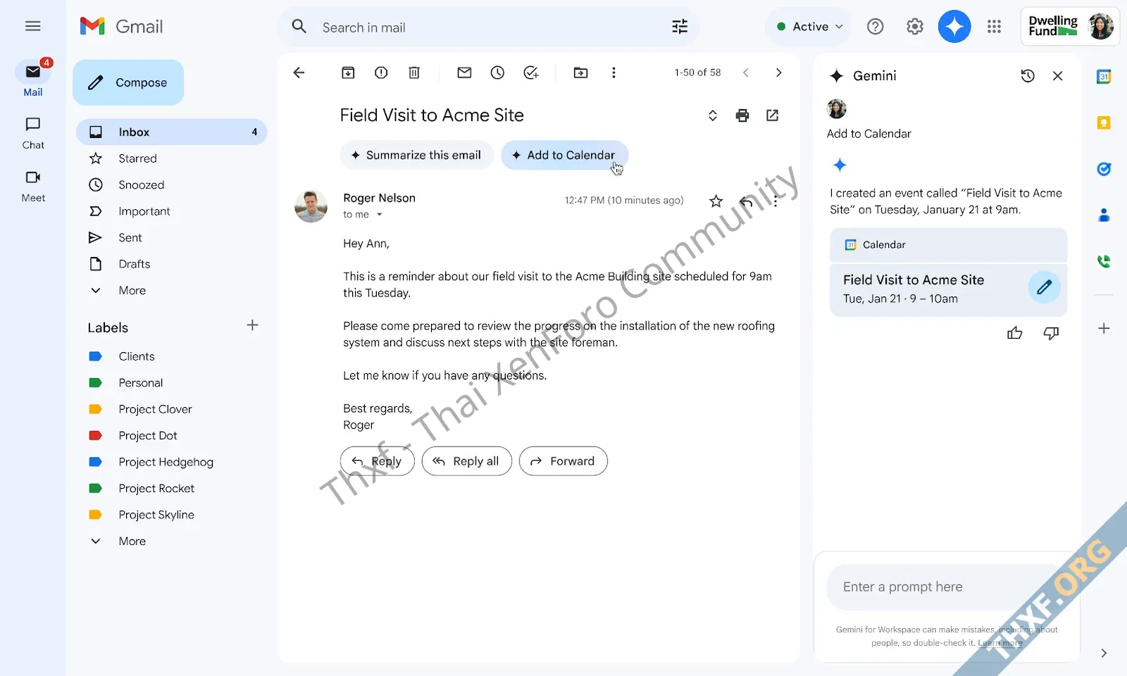Gmail เพิ่มฟีเจอร์ Gemini ตรวจจับวันที่ในเนื้ออีเมล เพิ่มนัดหมายลงปฏิทินได้-1.webp