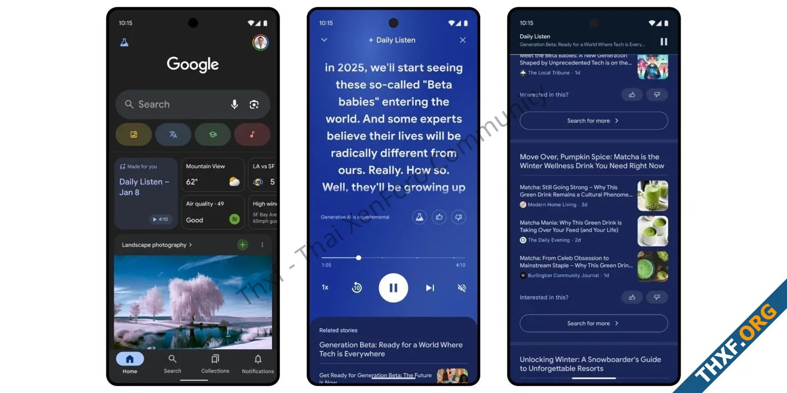 Google เพิ่มฟีเจอร์ทดลอง Daily Listen สรุปข่าวในฟีดเป็นพอดคาสต์ความยาว 5 นาที-1.webp