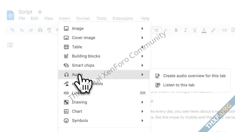 Google Docs เพิ่มฟีเจอร์สร้างไฟล์เสียงจากเอกสาร ทำได้ทั้งแบบเต็มเฉพาะสรุป-1.webp