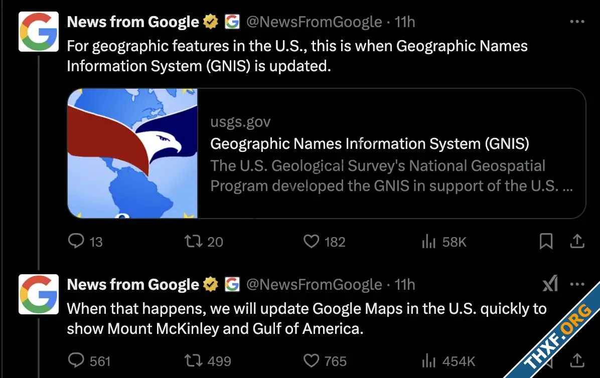 Google Maps จะเปลี่ยนชื่ออ่าวเม็กซิโกเป็นอ่าวอเมริกา เฉพาะผู้ใช้ในสหรัฐฯ เท่านั้น-1.webp