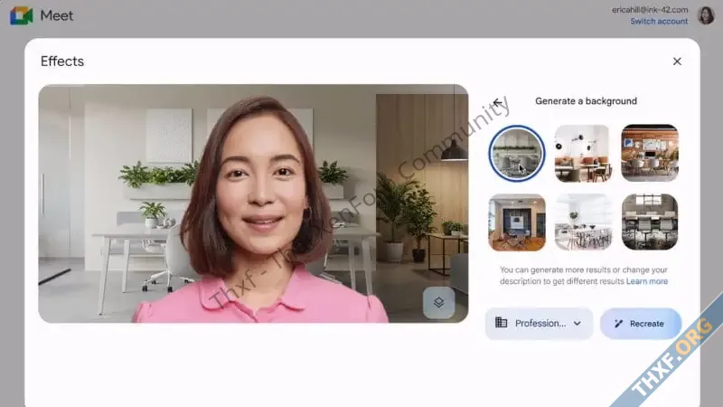 Google Meet และ Chat เพิ่มฟีเจอร์ Gemini สร้างภาพพื้นหลัง ปรับแสง แปลภาษา-1.webp