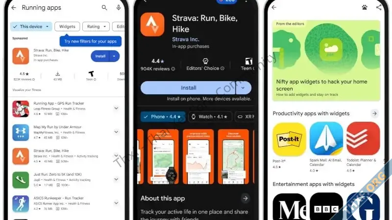 Google Play Store เพิ่มการค้นหาแนะนำแอพ Android ที่มี Widget-1.webp