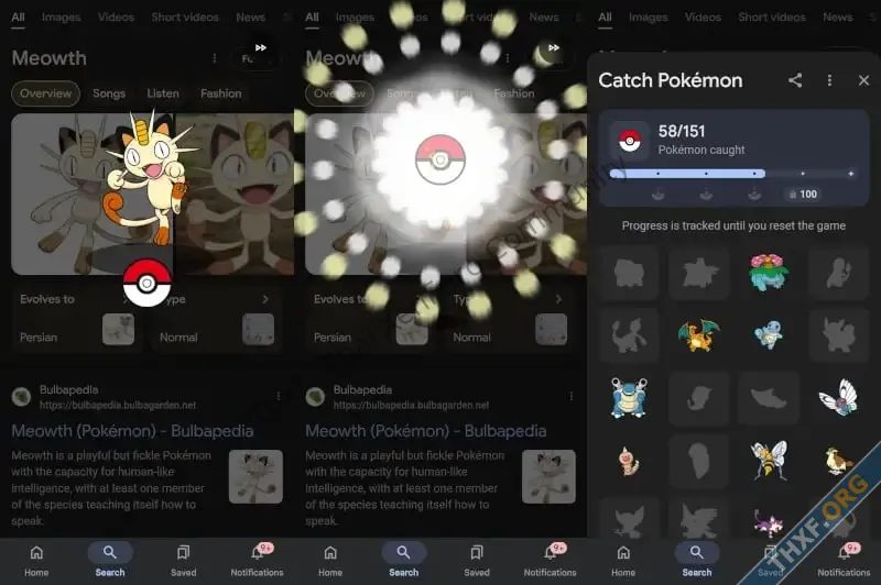 Google Search เพิ่มฟีเจอร์จับ Pokemon จากการค้นหาชื่อ มี 151 ตัวตาม Gen 1-1.webp