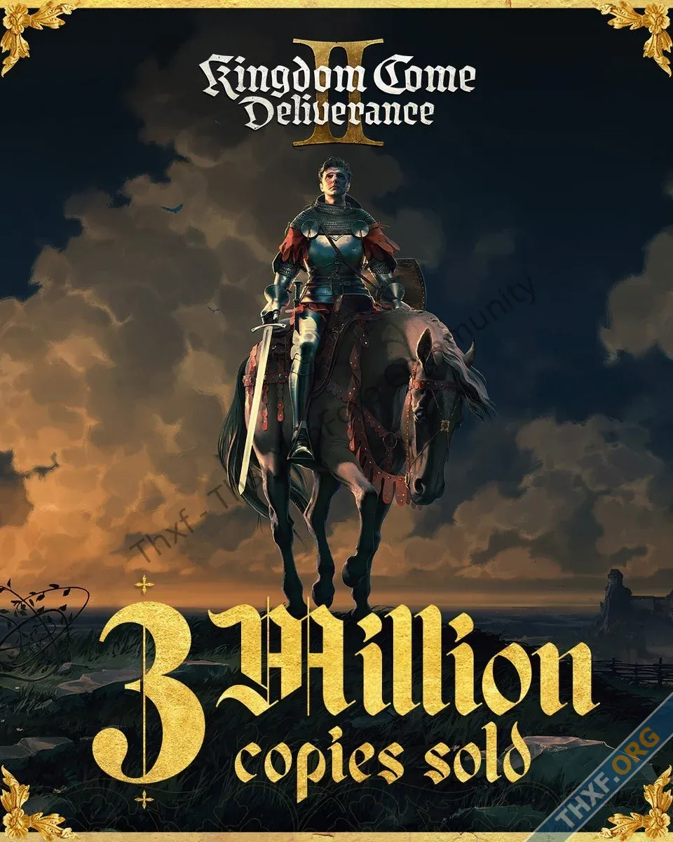 Kingdom Come Deliverance II มียอดขายแตะ 3 ล้านชุด ภาคแรกขายได้ 10 ล้านชุดแล้ว-1.webp