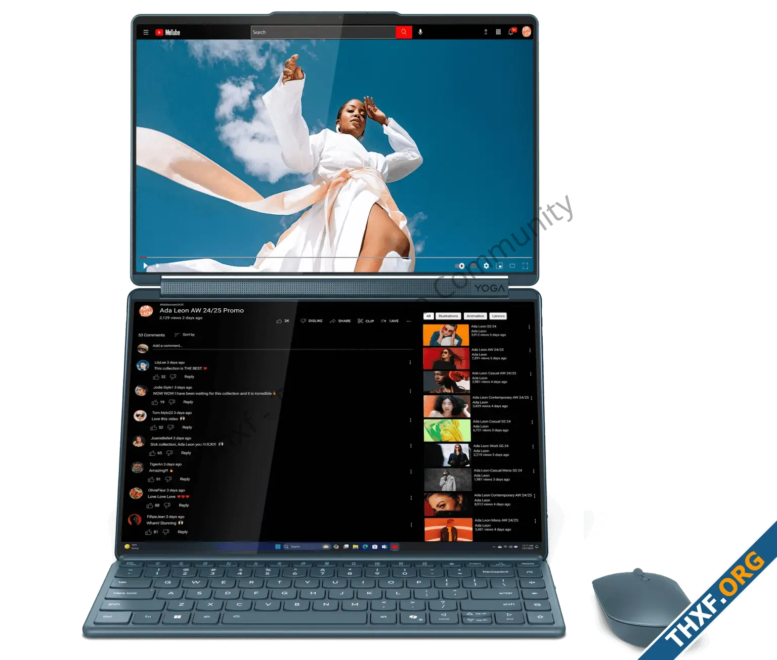 Lenovo ออกโน้ตบุ๊กจอ OLED คู่ Yoga Book 9i รุ่นที่สอง จอใหญ่ขึ้น เครื่องบางเบากว่าเดิม-1.webp