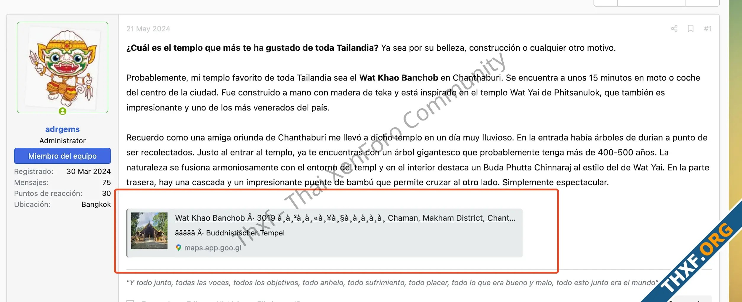 Question problem with google maps and thai language thxf thai