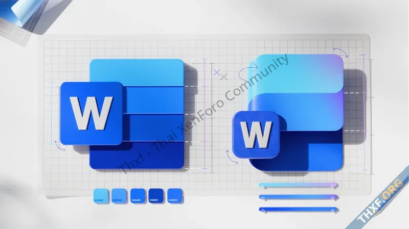 Microsoft 365 ปรับดีไซน์ไอคอนใหม่ในรอบ 7 ปี สีสันสดใสขึ้น ใช้ Gradient และเส้นโค้งมากขึ้น-3.webp