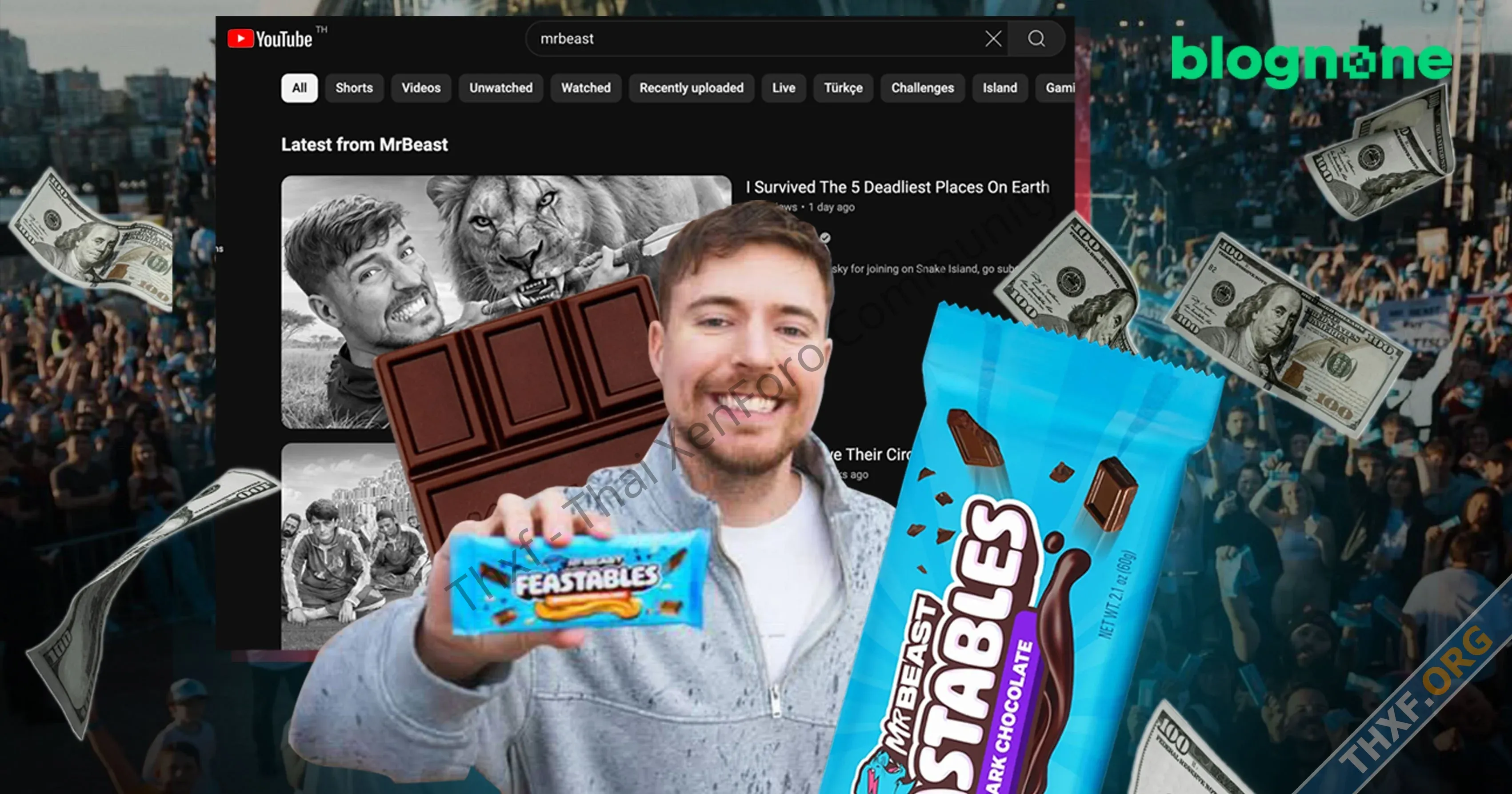 MrBeast ทำกำไรจาก Feastable ธุรกิจช็อกโกแลตกว่า 20 ล้านดอลลาร์ ส่วนธุรกิจสื่อ ขาดทุน 80 ล้านด...webp