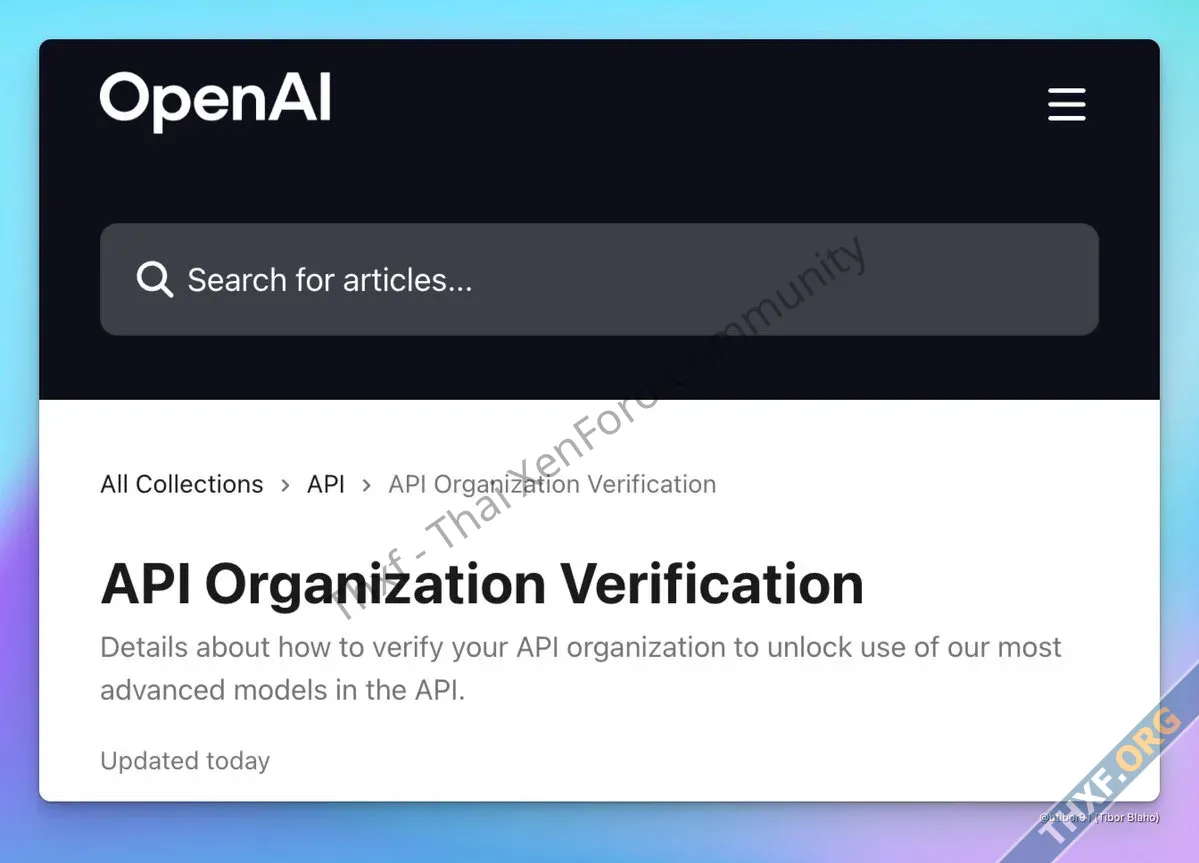 OpenAI เตรียมบังคับยืนยันตัวตนผู้ใช้งาน สำหรับ API ระดับองค์กร-1.webp