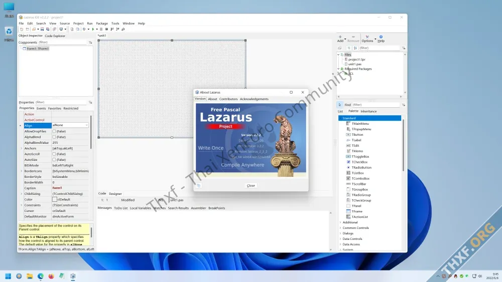 PascalDelphi ยังไม่ตาย Lazarus ออกเวอร์ชั่น 40 เหมือน Delphi มากขึ้น-1.webp