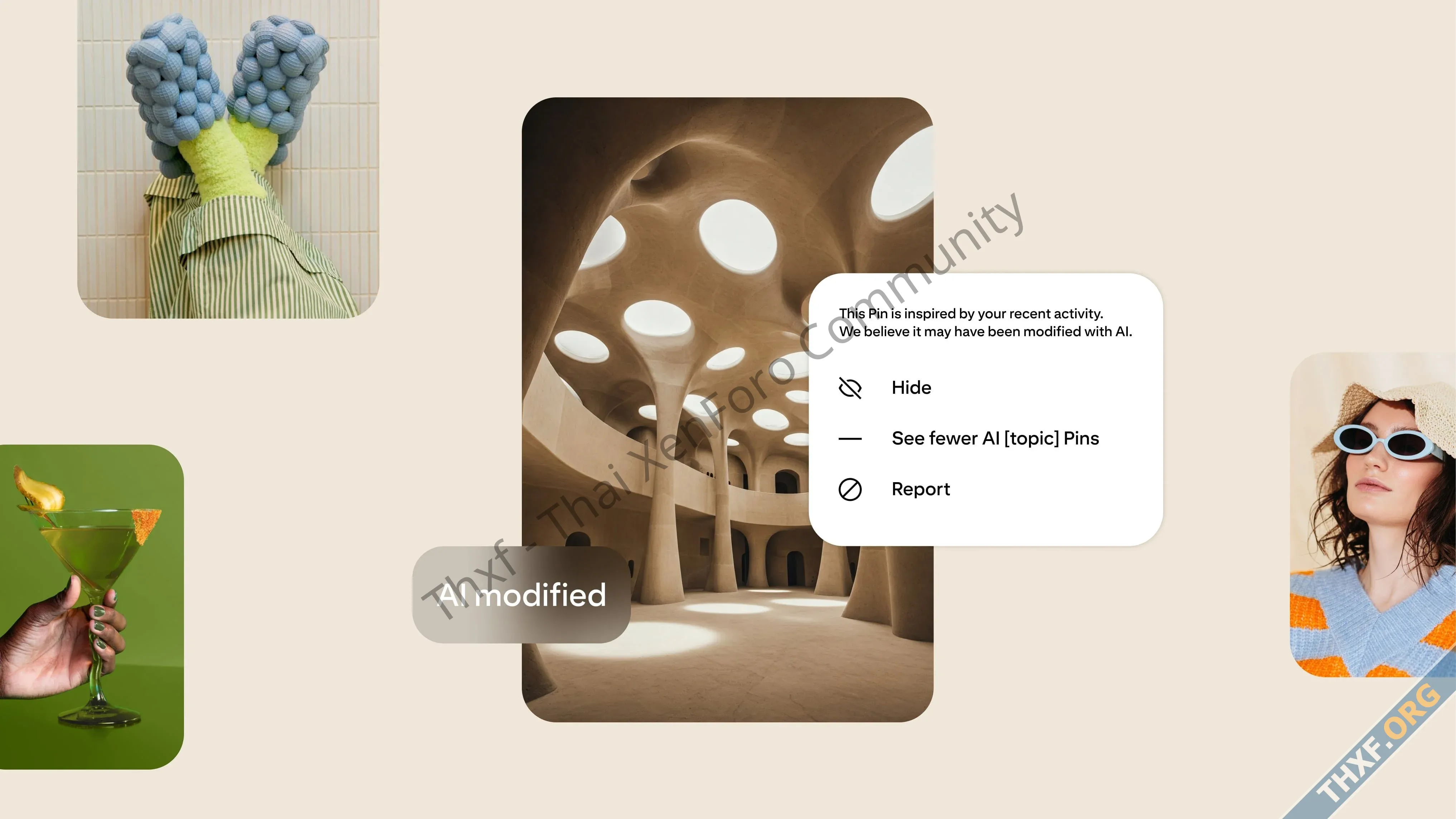 Pinterest เพิ่มระบบติดป้ายกำกับคอนเทนต์ Gen AI อัตโนมัติ ผู้ใช้งานตั้งค่าลดการมองเห็นได้ด้วย-1.webp