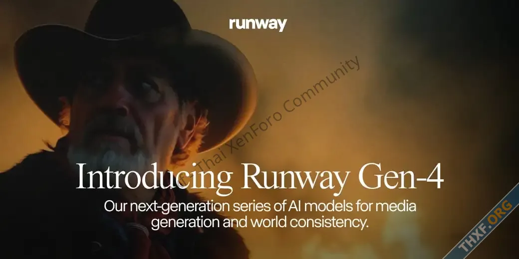 Runway เปิดตัวโมเดลสร้างวิดีโอ Gen4 มีความสม่ำเสมอสูง พร้อมสำหรับงานโปรดักชัน-1.webp