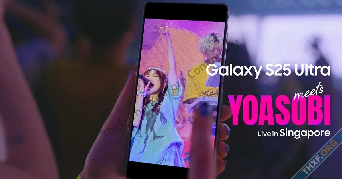 Samsung Japan เปิดตัวโฆษณานำเสนอจุดเด่น Galaxy S25 Ultra ในการถ่ายภาพคอนเสิร์ต YOASOBI-1.webp
