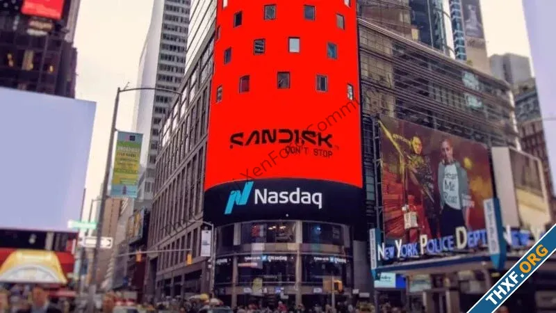 SanDisk แยกตัวจาก Western Digital เสร็จสิ้นแล้ว กลับเข้าขายหุ้นใน Nasdaq-1.webp