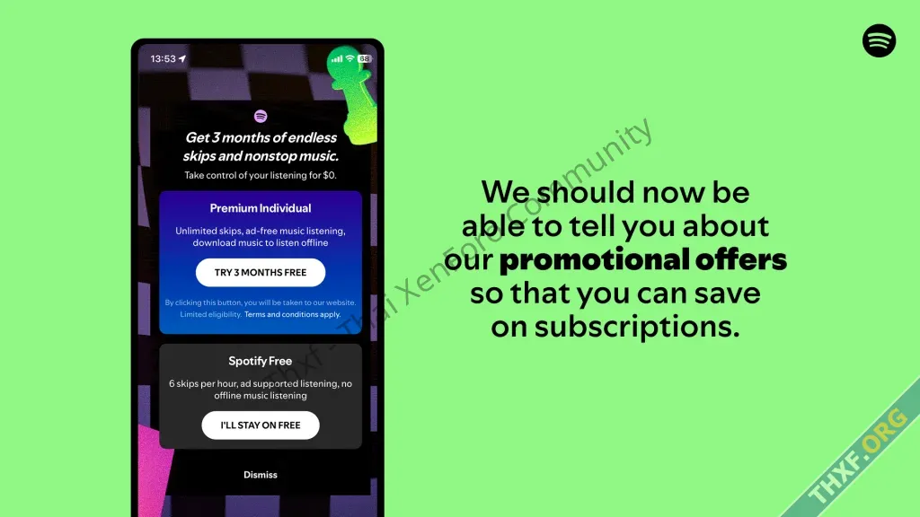 Spotify ส่งอัพเดตแอพขึ้น App Store เพิ่มช่องทางจ่ายเงินอื่น หลังศาลตัดสินให้แอปเปิลต้องยอม-2.webp