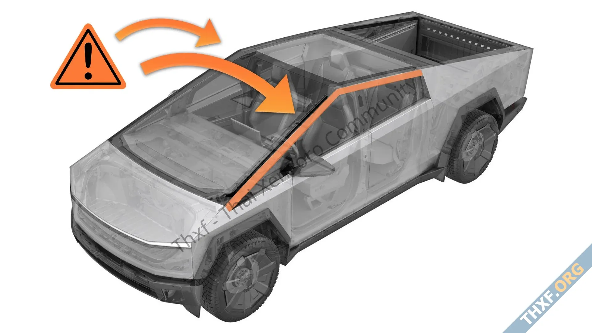 Tesla เรียกคืน Cybertruck กลับไปซ่อมชิ้นส่วนติดกาวไม่แน่น เผยยอดขายรวม 46 หมื่นคัน-1.webp