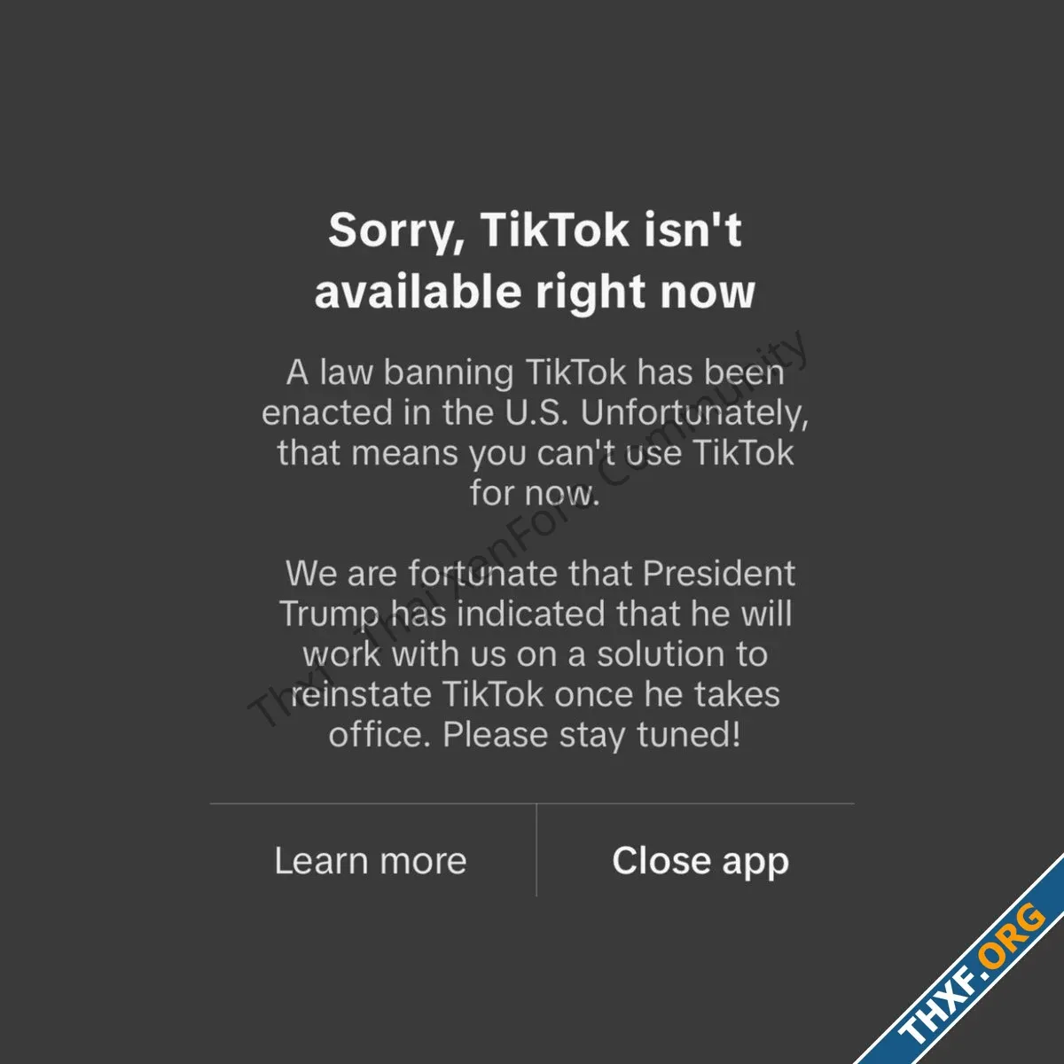 TikTok ปิดให้บริการในสหรัฐอเมริกาแล้ว ตามกฎหมายแบนแอปหากไม่ขายกิจการออกมา-2.webp