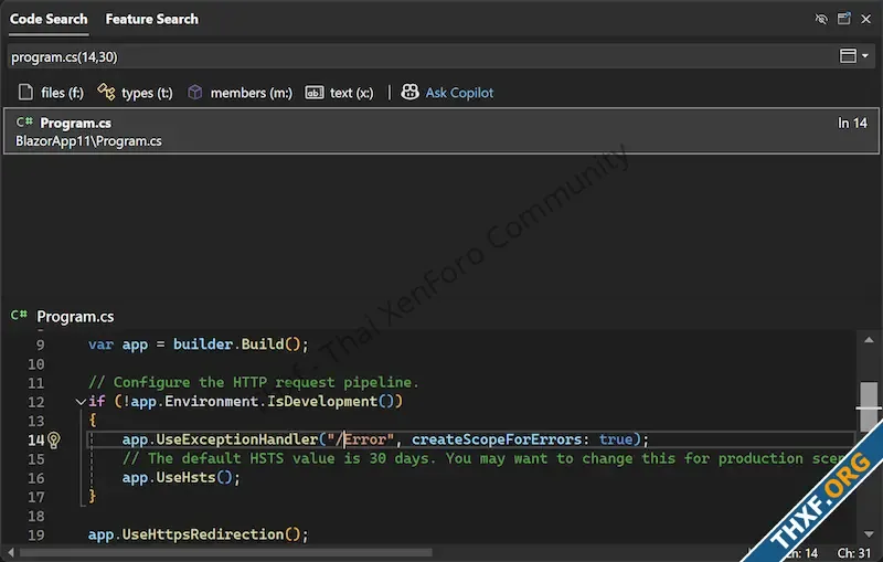 Visual Studio 2022 v1713 บังคับแสดงผล Scrollbar แนวนอนได้แล้ว ไม่โดนอย่างอื่นบัง-5.webp