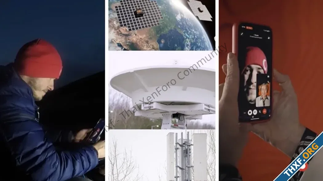 Vodafone โชว์วิดีโอคอลล์ผ่านดาวเทียม ใช้มือถือ 4G ทั่วไปได้ ตั้งเป้าเปิดบริการปี 20252026-1.webp