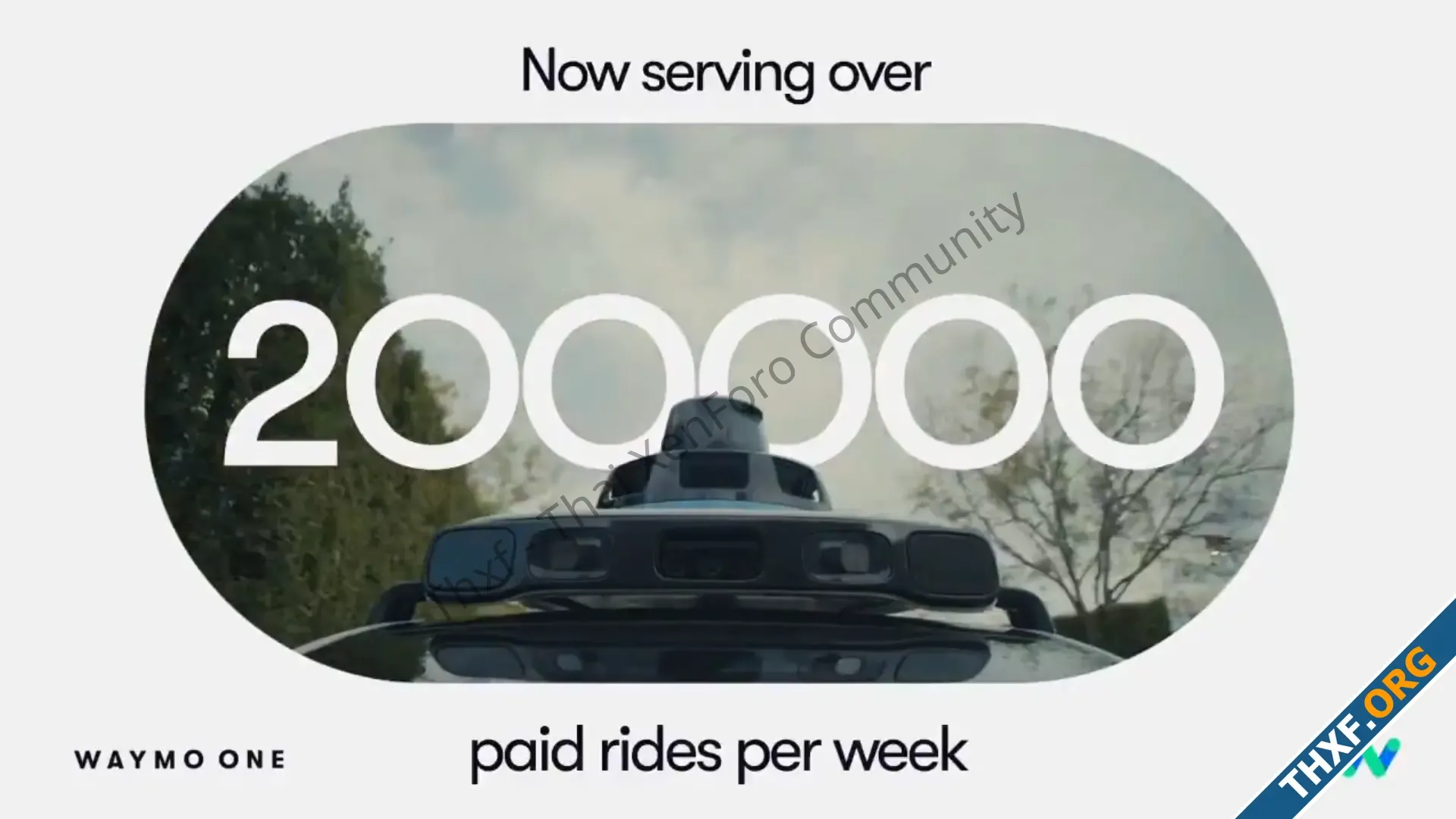 Waymo ให้บริการ Robotaxi มากกว่า 200000 เที่ยวต่อสัปดาห์แล้ว-1.webp